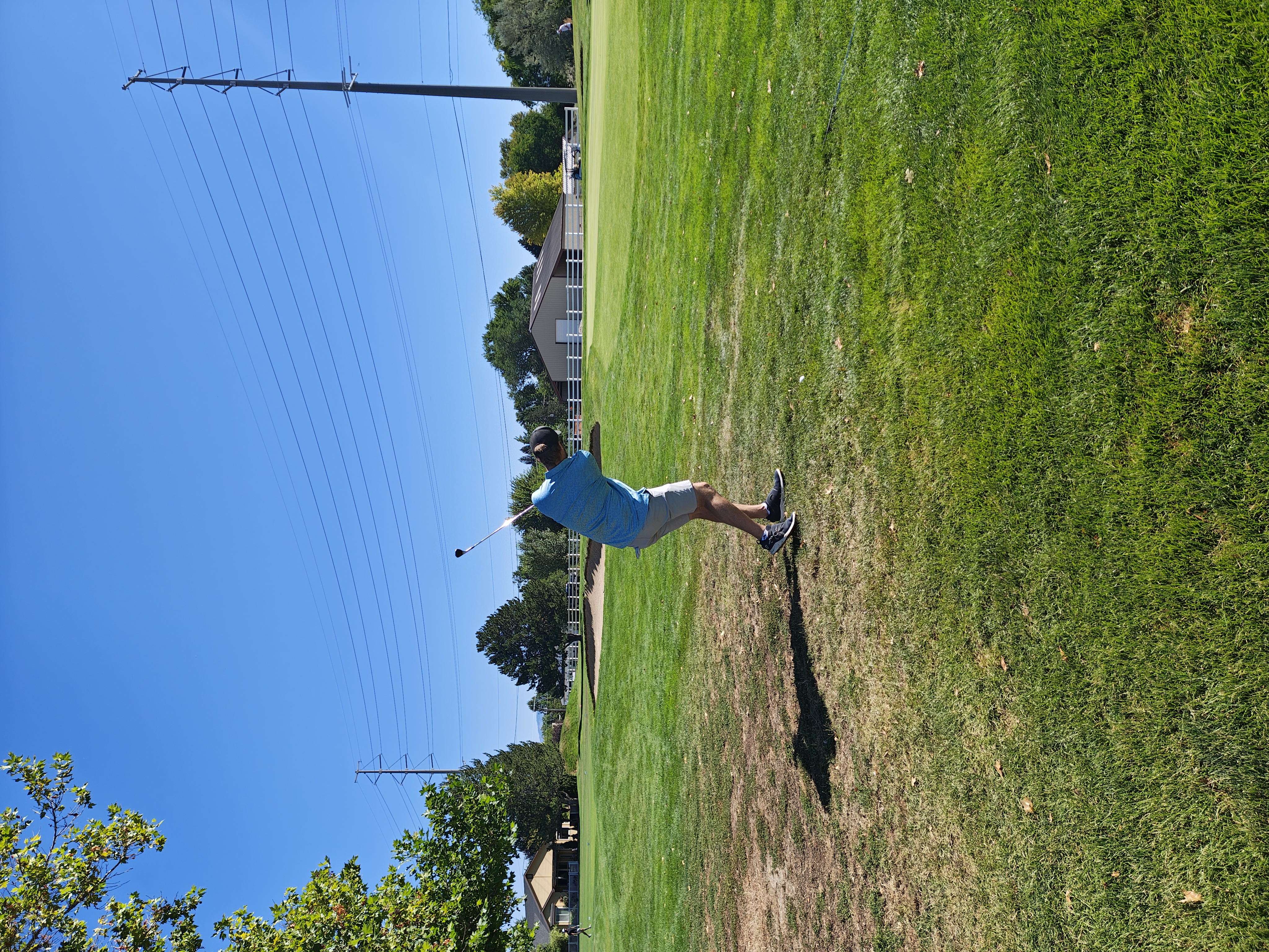 Coach Looking at Course