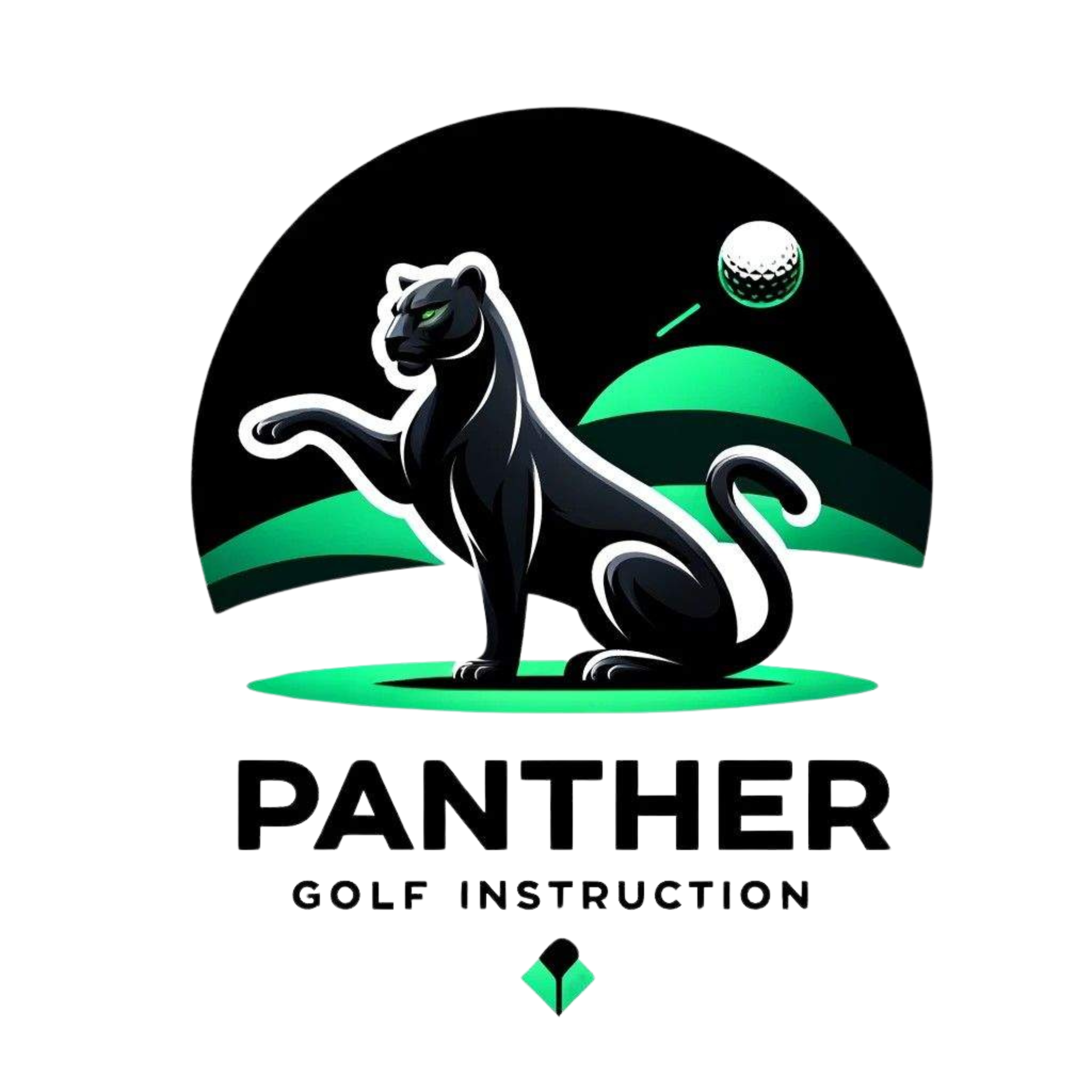 Panther Golf Instruction Logo