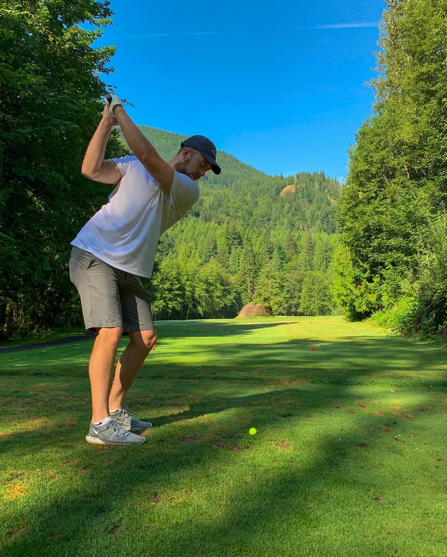 Golf Swing on Course